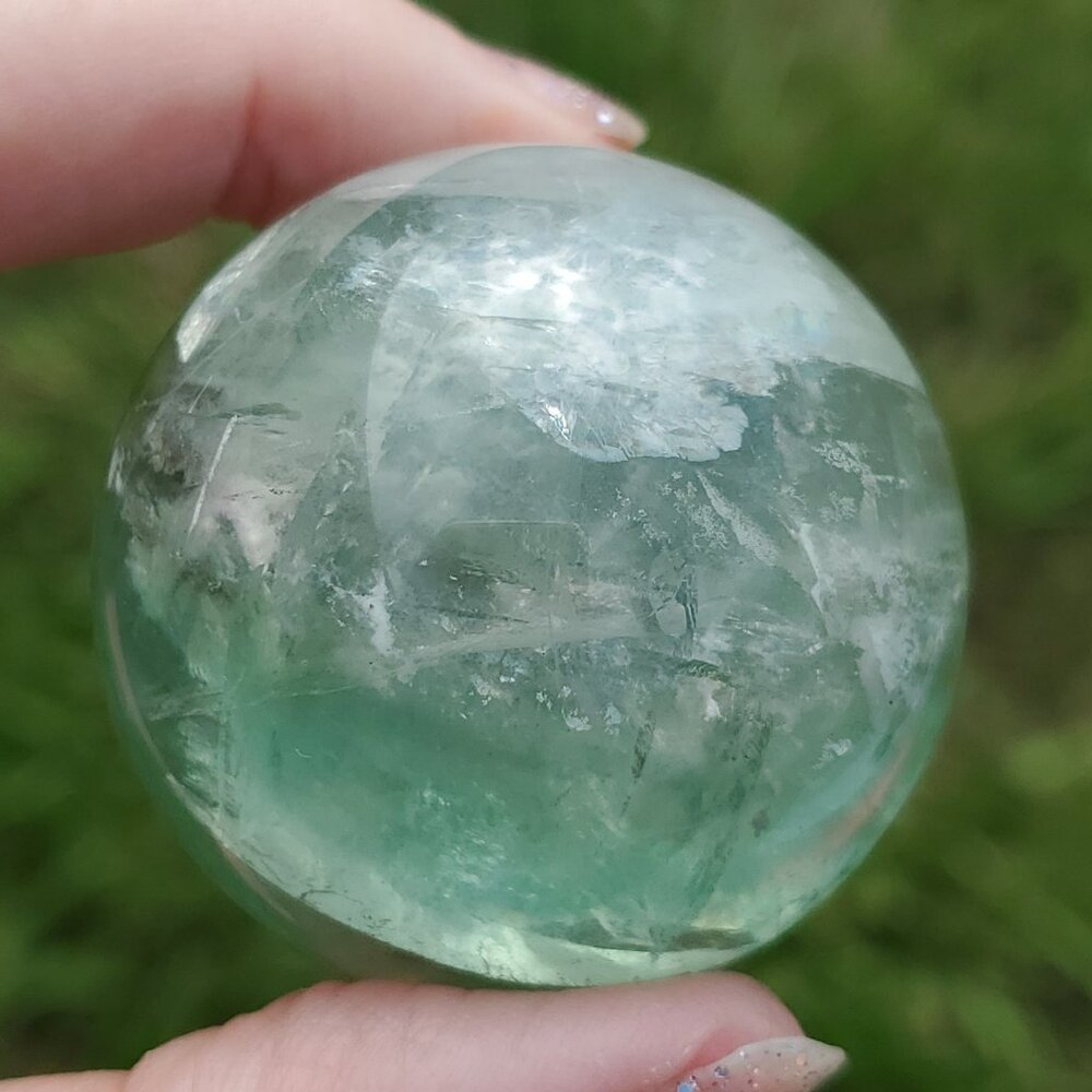 Fluorite Sphere (F320) - Picture 4 of 6